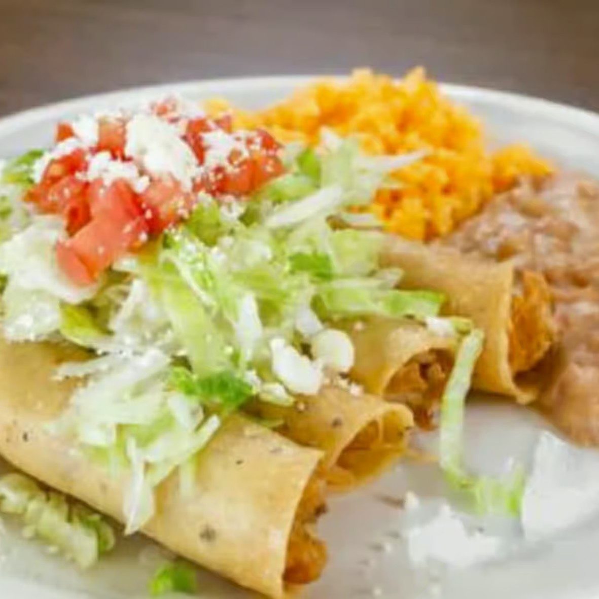 Flautas de Pollo.