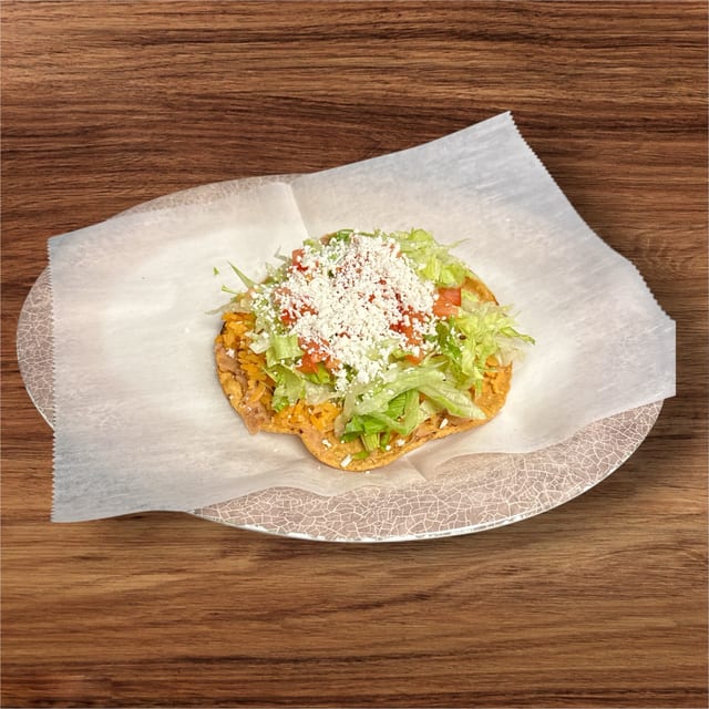 Tostada/ Flat Shell Tortilla.