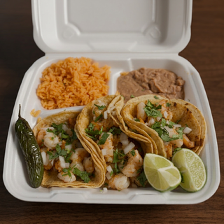 3 Shrimp Taco Meal